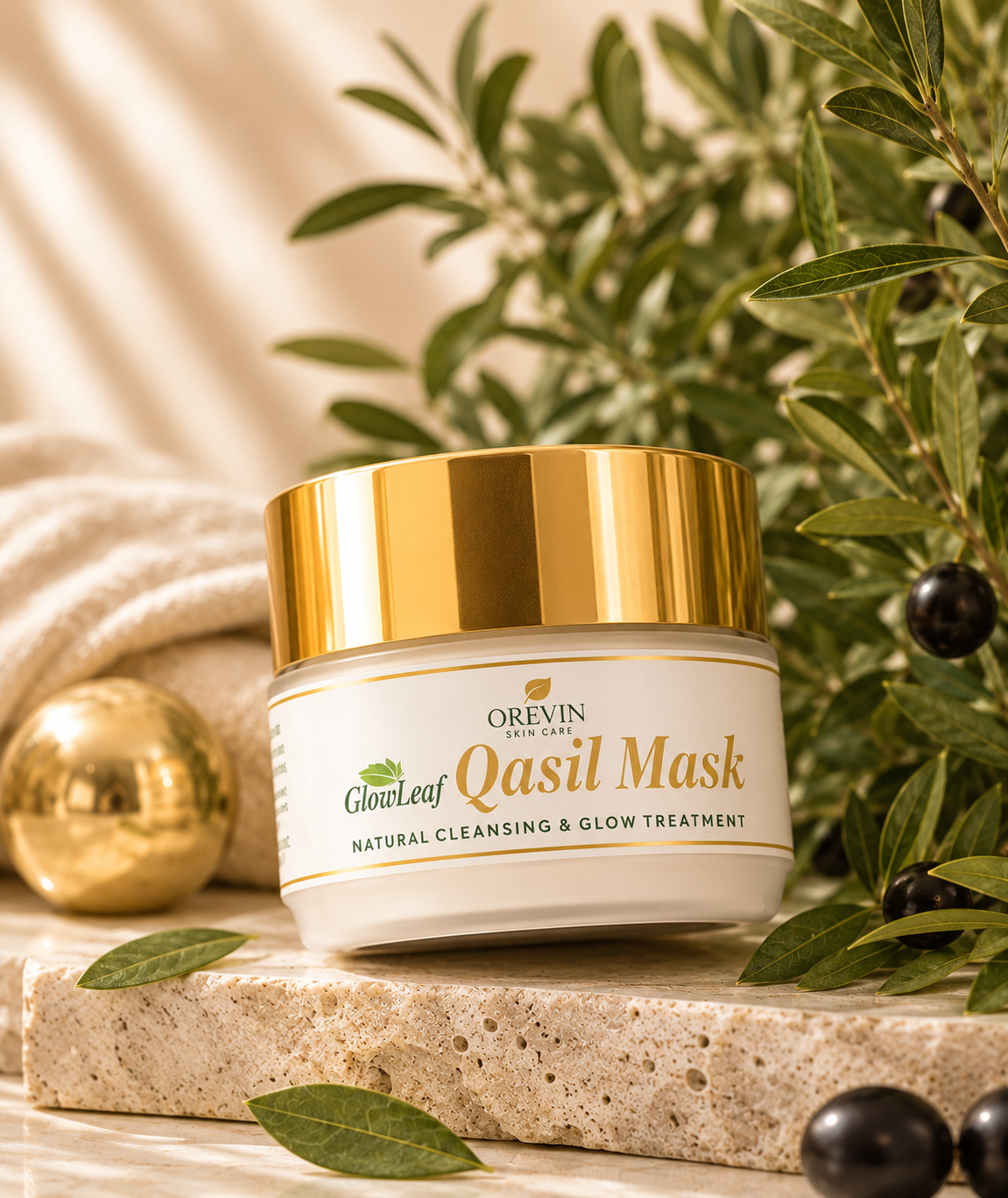 Orevin GlowLeaf™ Qasil Purifying Mask